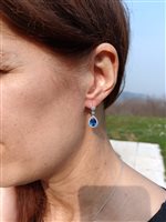 Vicenza - Piazzetta Palladio 2 - Pendientes Crivelli Mujer ZAFFIRO in Oro blanco Zaffiro 2.81 Ct 372-3411 - 372-3411